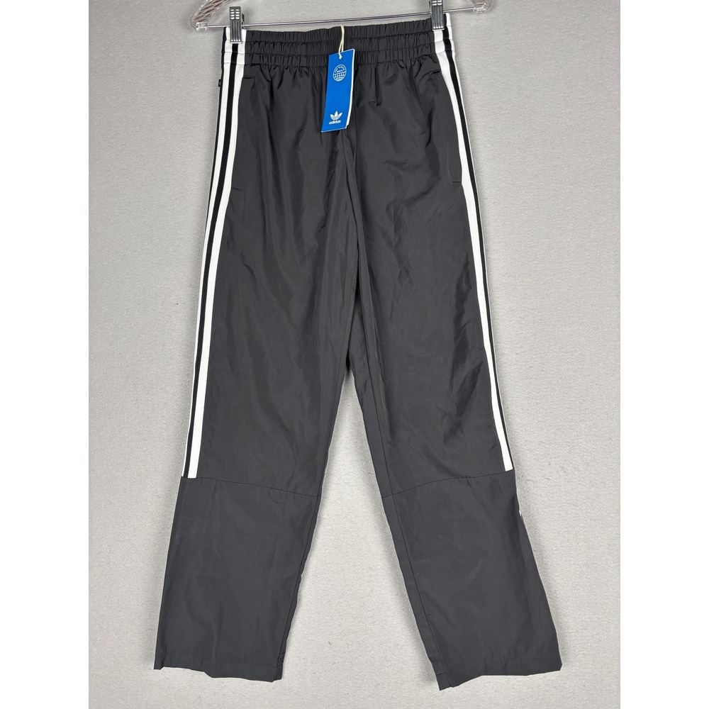 Adidas Track Pants Kids 11-12 Years Black Originals 3 Stripe IC6257 Parley